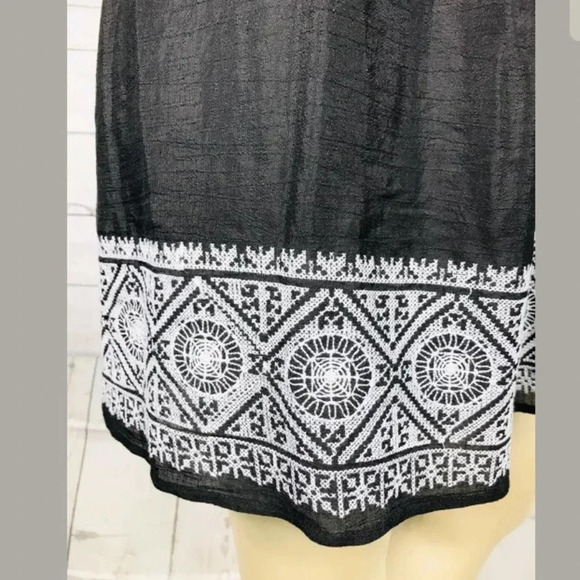 Three pink hearts lined tribal mini dress spaghetti straps - Picture 4 of 8